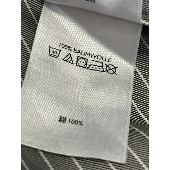 Eddie Bauer Men's L-Tall Classic Fit Striped Long‎ Sleeve Shirt CA00665 WPL9647 - Picture 11 of 15